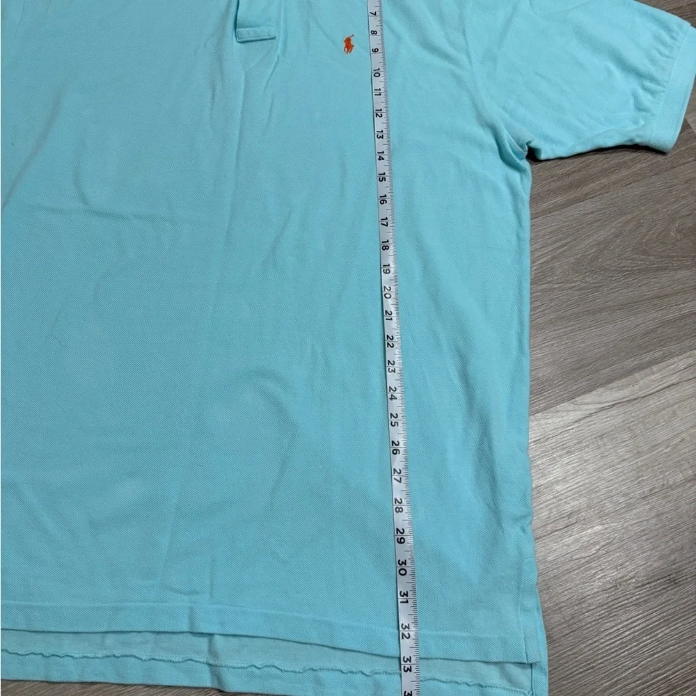 Classic Polo Ralph Lauren Men's Aqua Polo Shirt XL Classic Fit.